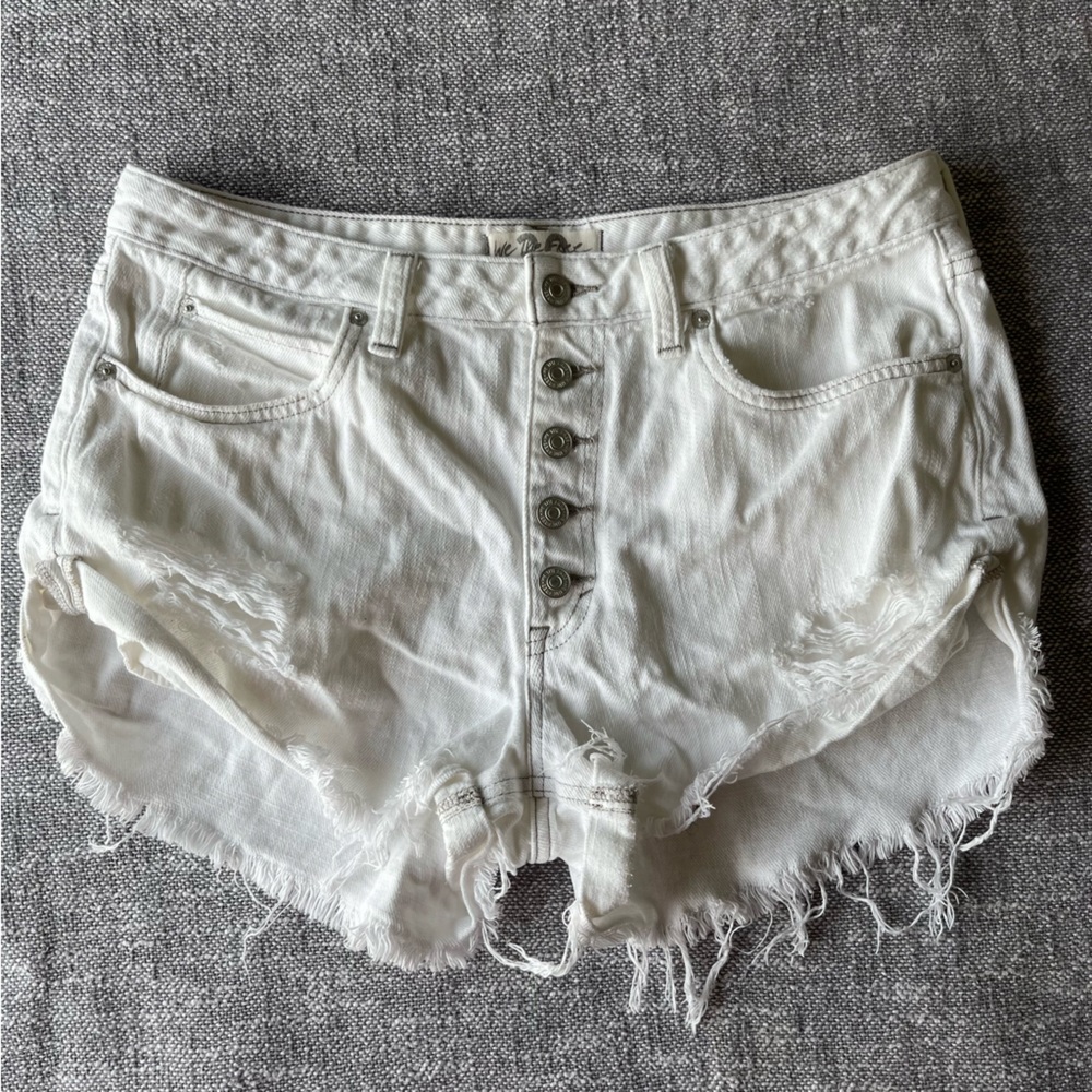 Free People Cut Off Denim Shorts